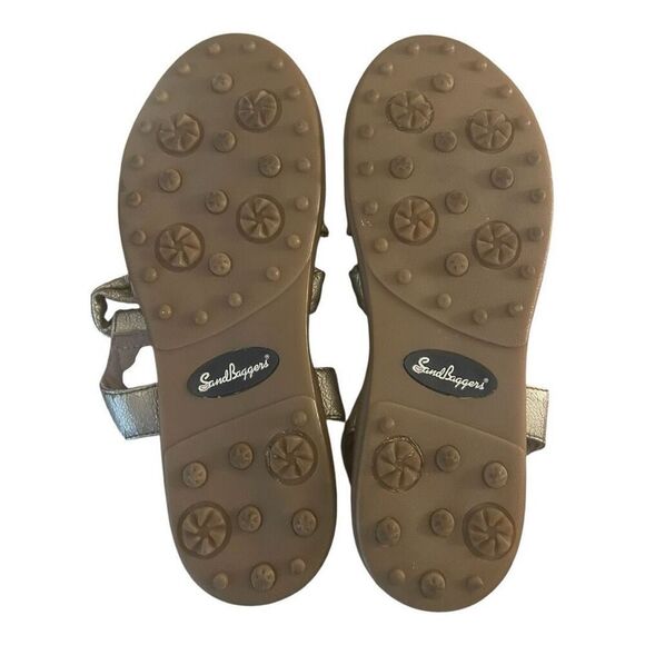 Sandbaggers Grace Gold Walling Comfort Sandals Size 8 - Picture 4 of 5